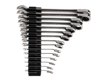 TEKTON Reversible 12-Point Ratcheting Combination Wrench Set with Modular Organizers, 15-Piece (1/4-1 in.) | WRC94301