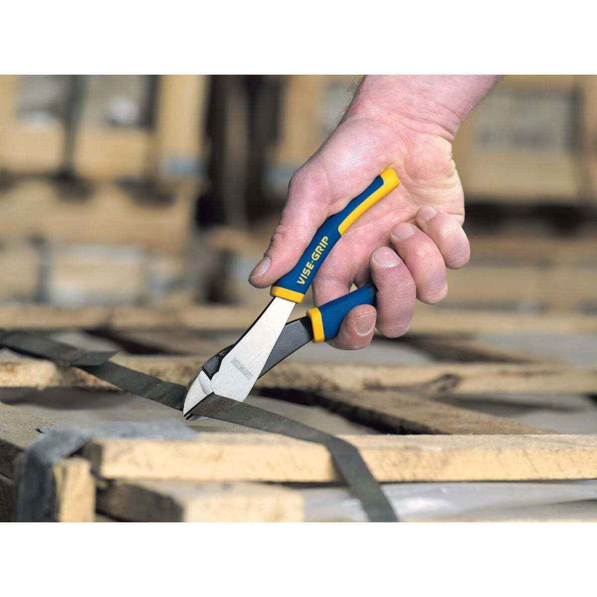 IRWIN VISE-GRIP Diagonal Cutting Pliers, 8", 2078308, nichel chromium steel