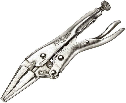 IRWIN VISE-GRIP Original Locking Pliers, Long Nose, 4-Inch (1602L3), 100mm