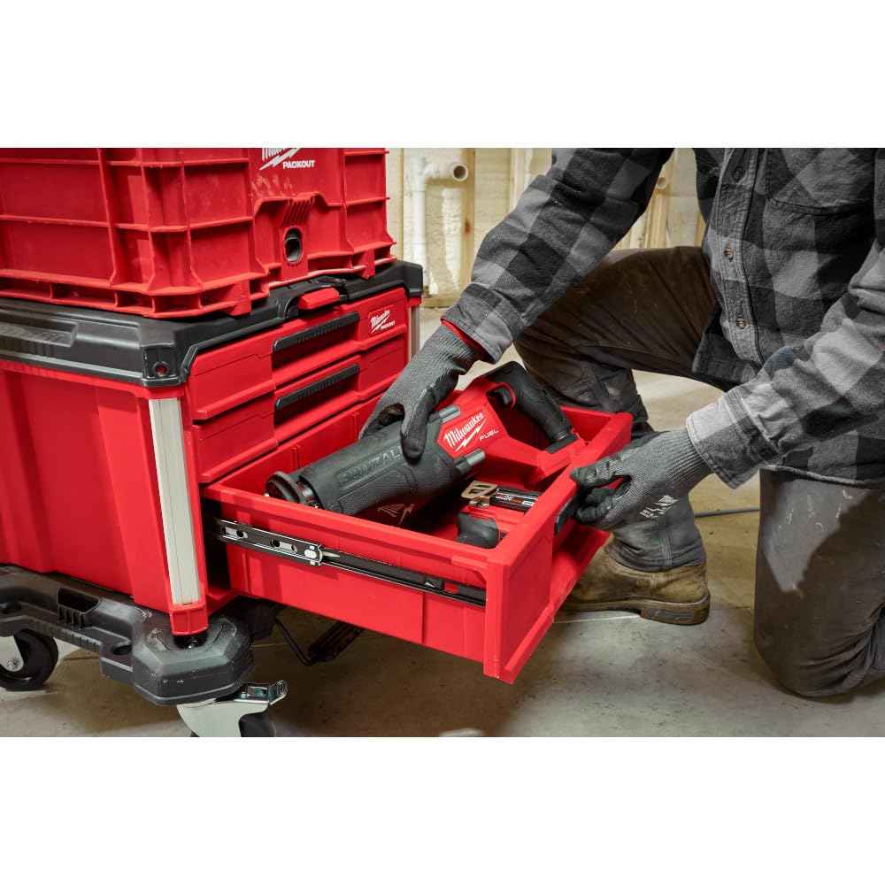 Milwaukee Packout 3 Drawer Multi-Deep Tool Organizer Box - 48-22-8447