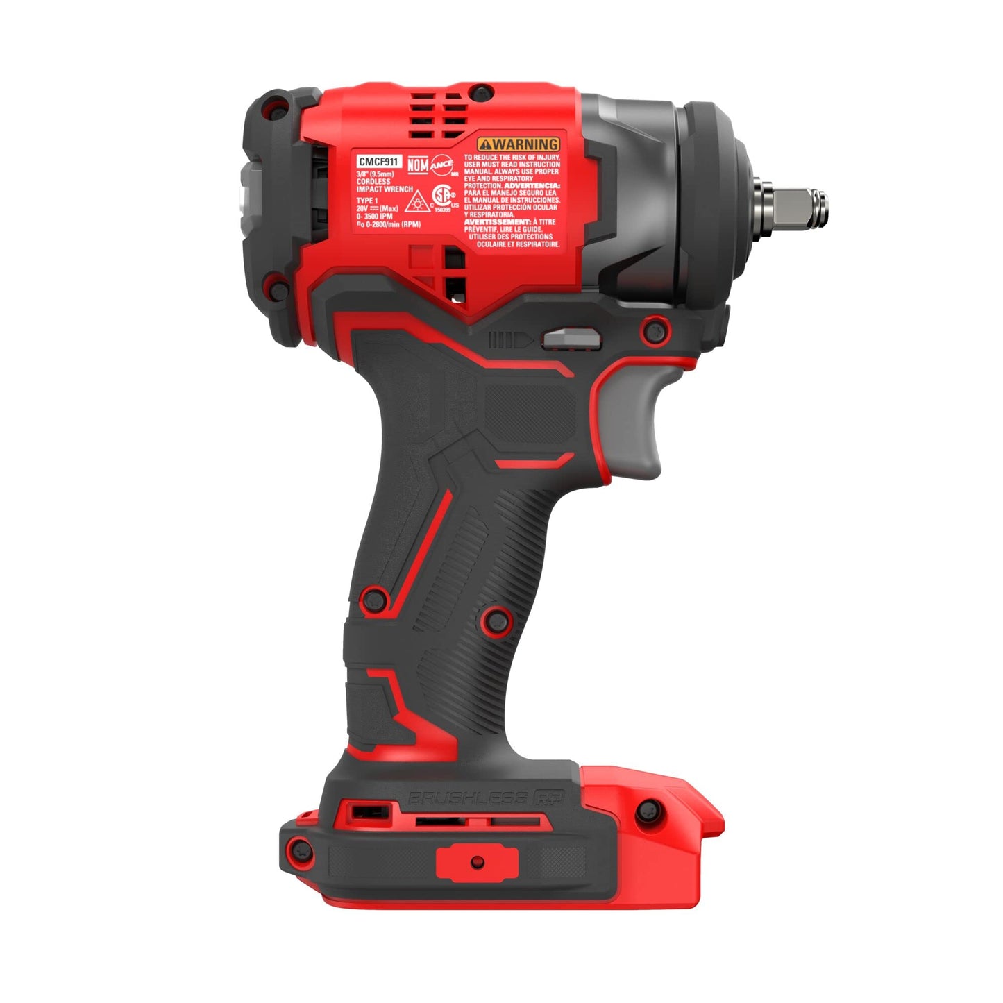CRAFTSMAN V20 RP Cordless Impact Wrench, 3/8 inch Drive, Bare Tool Only (CMCF911B)