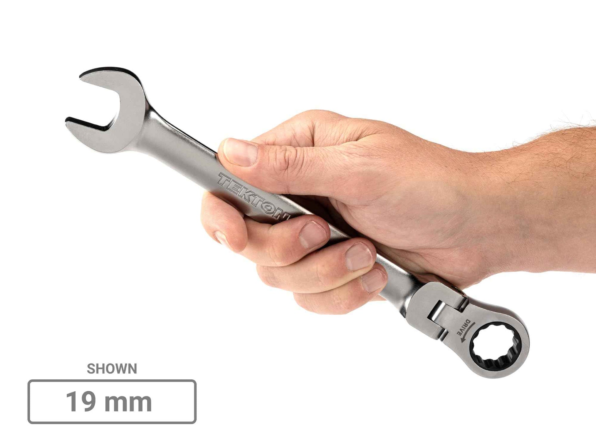 TEKTON Flex Head 12-Point Ratcheting Combination Wrench Set with Modular Organizers, 34-Piece (1/4-1 in., 6-24 mm) | WRC95305