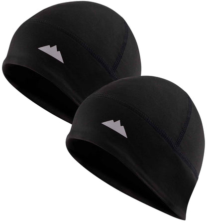 Tough Headwear Skull Cap for Men - Beanie Hats - Skullcap - Skully Beanie Cap - Cooling Skull Caps for Men Locs Sweat Dreads Running - Sweat Wicking Lightweight Helmet Liner