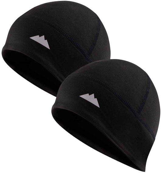Tough Headwear Skull Cap for Men - Beanie Hats - Skullcap - Skully Beanie Cap - Cooling Skull Caps for Men Locs Sweat Dreads Running - Sweat Wicking Lightweight Helmet Liner