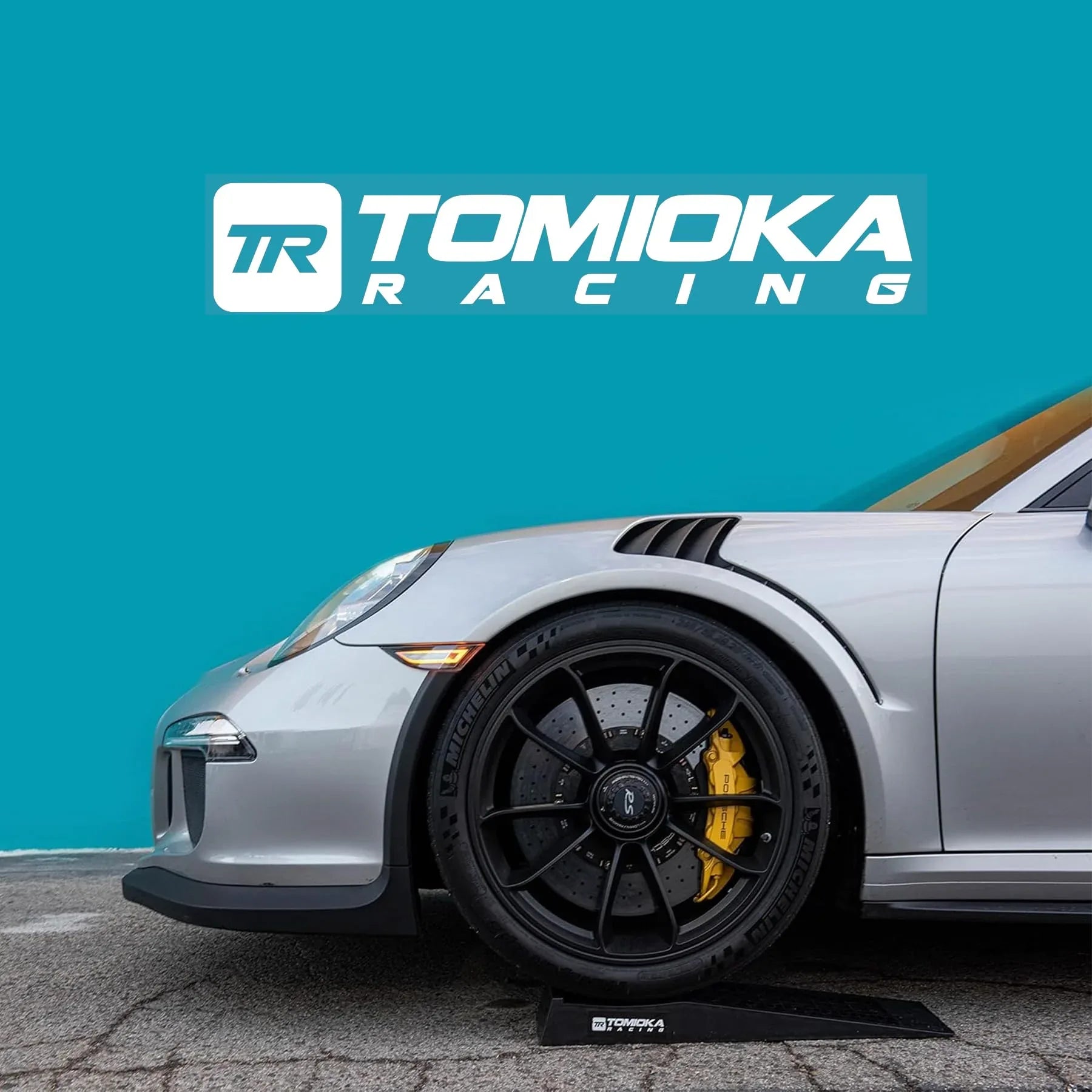 Tomioka Racing Super Slopes Low Profile Car Service Ramps Pair with Anti-Slip Pads, Perfect for Raise Lowered Car Oil Changes, Lift Vehicle Maintenance, & Jack Support - Track Minded HPDE, LLC
