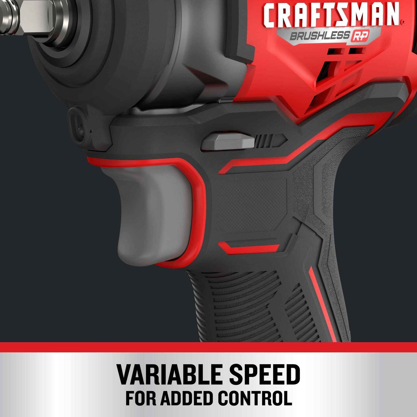 CRAFTSMAN V20 RP Cordless Impact Wrench, 3/8 inch Drive, Bare Tool Only (CMCF911B)