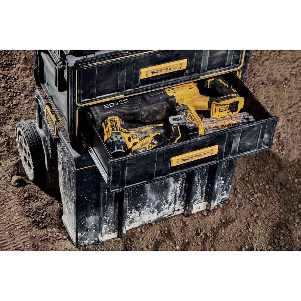 DEWALT ToughSystem Tool Box, 2.0 Two-Drawer, 21.8in. (DWST08320)
