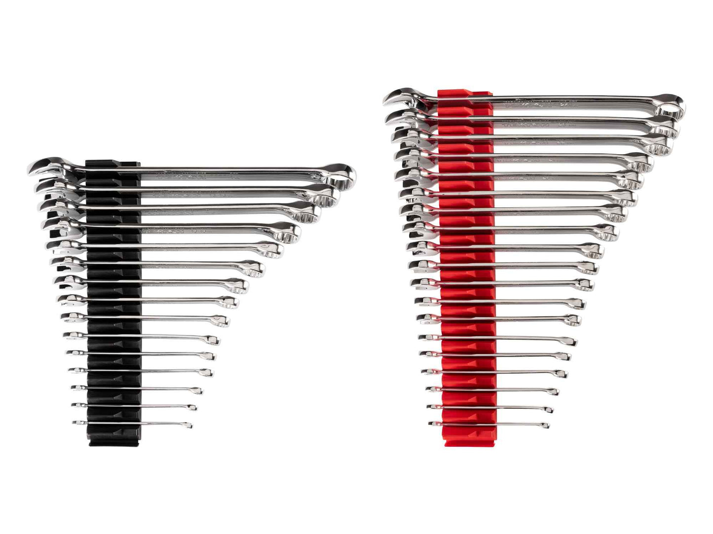 TEKTON Combination Wrench Set with Modular Organizers, 34-Piece (1/4-1 in., 6-24 mm) | WCB95302