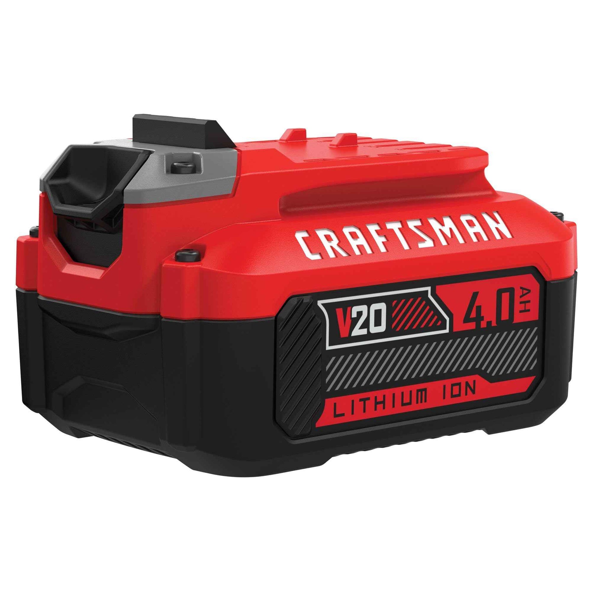 CRAFTSMAN V20 Battery and Charger, for Power Tool Kits and Outdoor Tools, 4.0 Ah, Lithium Ion Battery (CMCB204-CK)