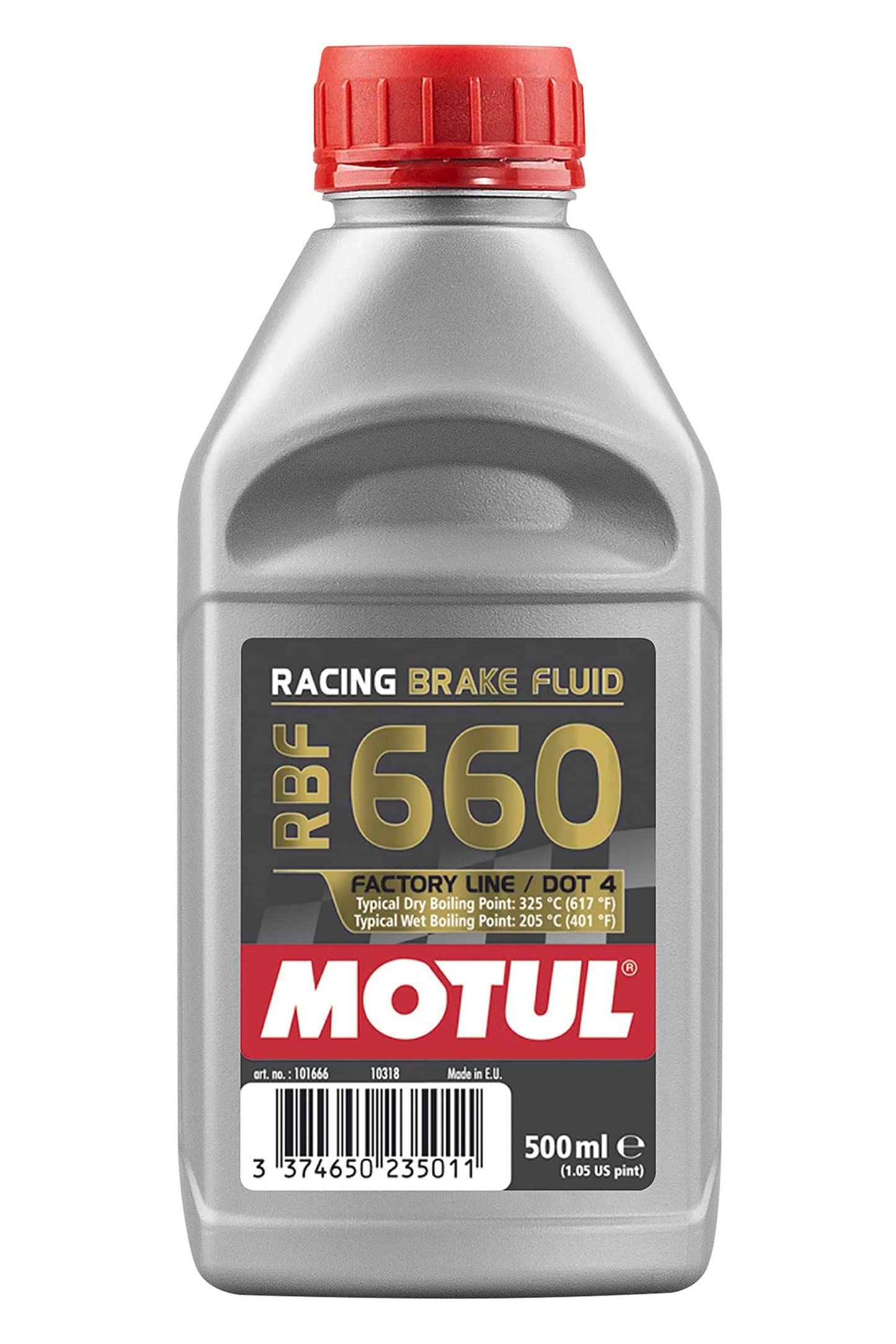 101667 RBF 660 Dot-4 100 Percent Synthetic Racing Brake Fluid - 500 ml
