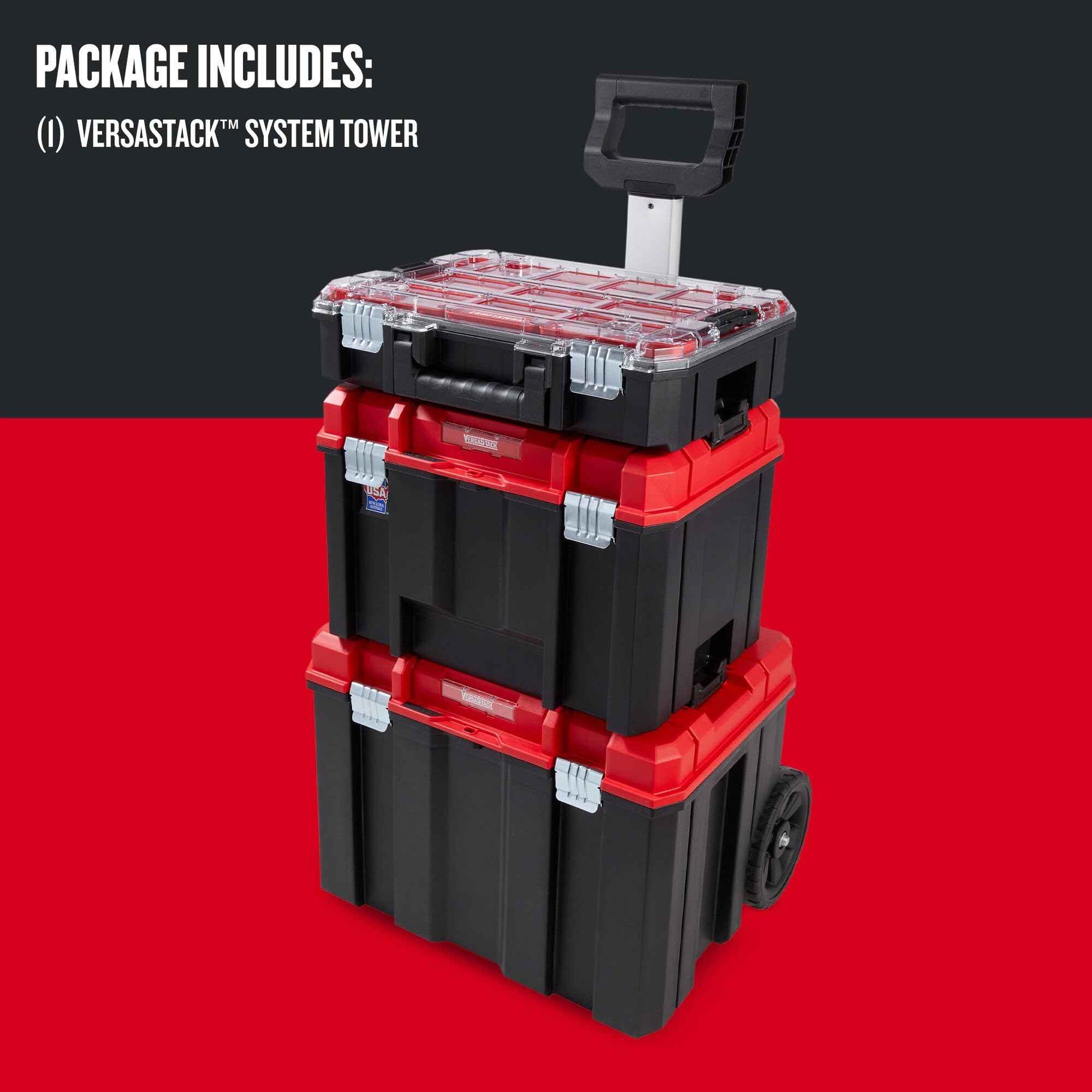 CRAFTSMAN VERSASTACK 17.126-in Metal Wheels Lockable Tool Box