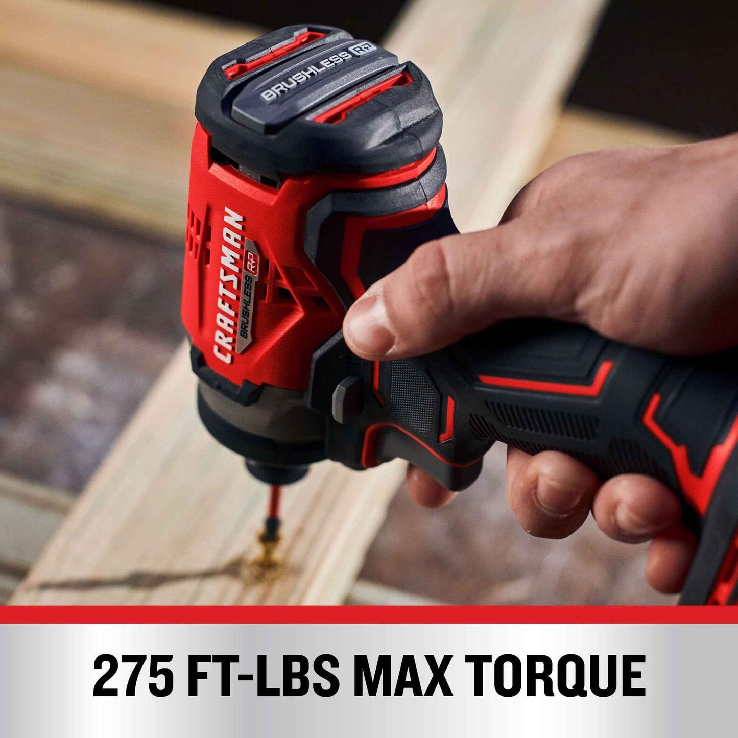CRAFTSMAN V20 Cordless Impact Wrench, 1/2 inch, Bare Tool Only (CMCF921B)