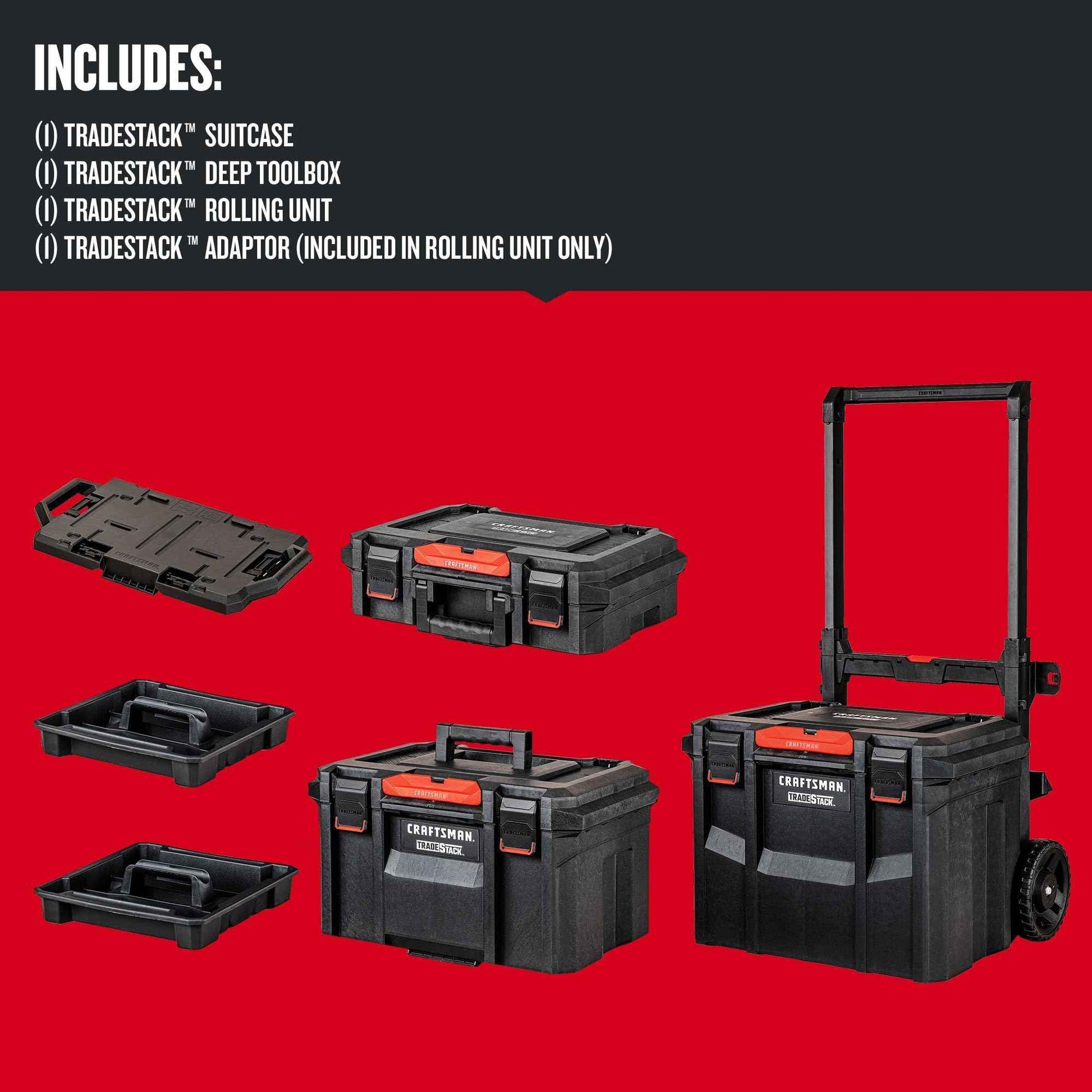 CRAFTSMAN TRADESTACK Rolling Tower (CMST60420)
