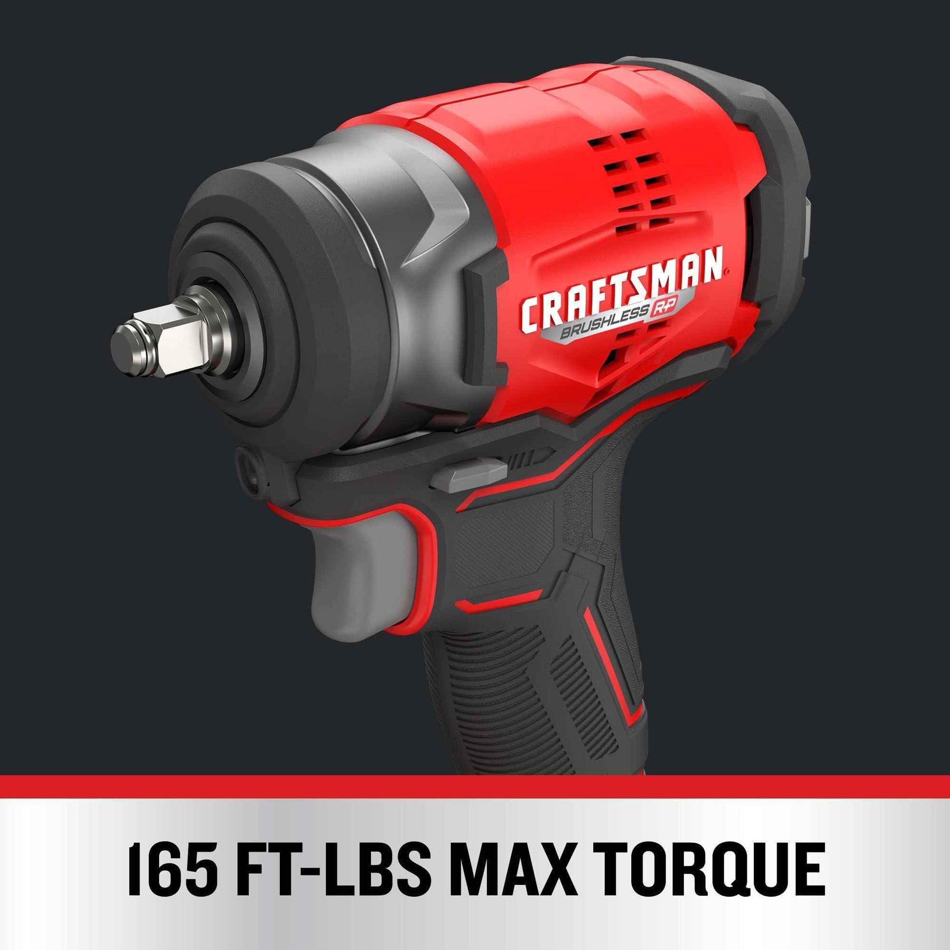 CRAFTSMAN V20 RP Cordless Impact Wrench, 3/8 inch Drive, Bare Tool Only (CMCF911B)
