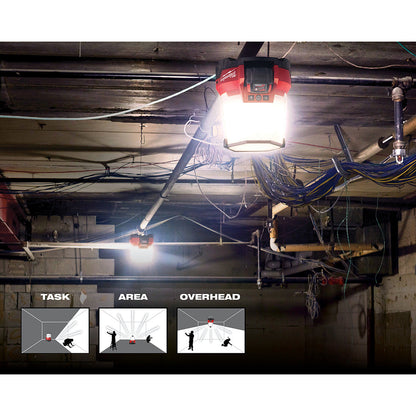 Milwaukee 2146-20 M18™ RADIUS™ LED Compact Site Light w/ ONE-KEY™