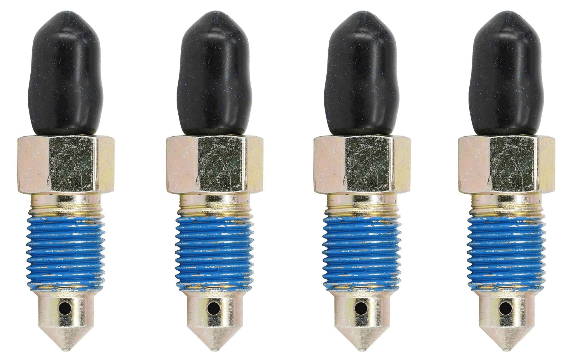 Dsnaduo 4-Piece Speed Bleeder Kit with Dust Caps - M10x1.0-35.4mm, H9410-4, 107392, 639560