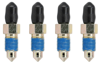 Dsnaduo 4-Piece Speed Bleeder Kit with Dust Caps - M10x1.0-35.4mm, H9410-4, 107392, 639560