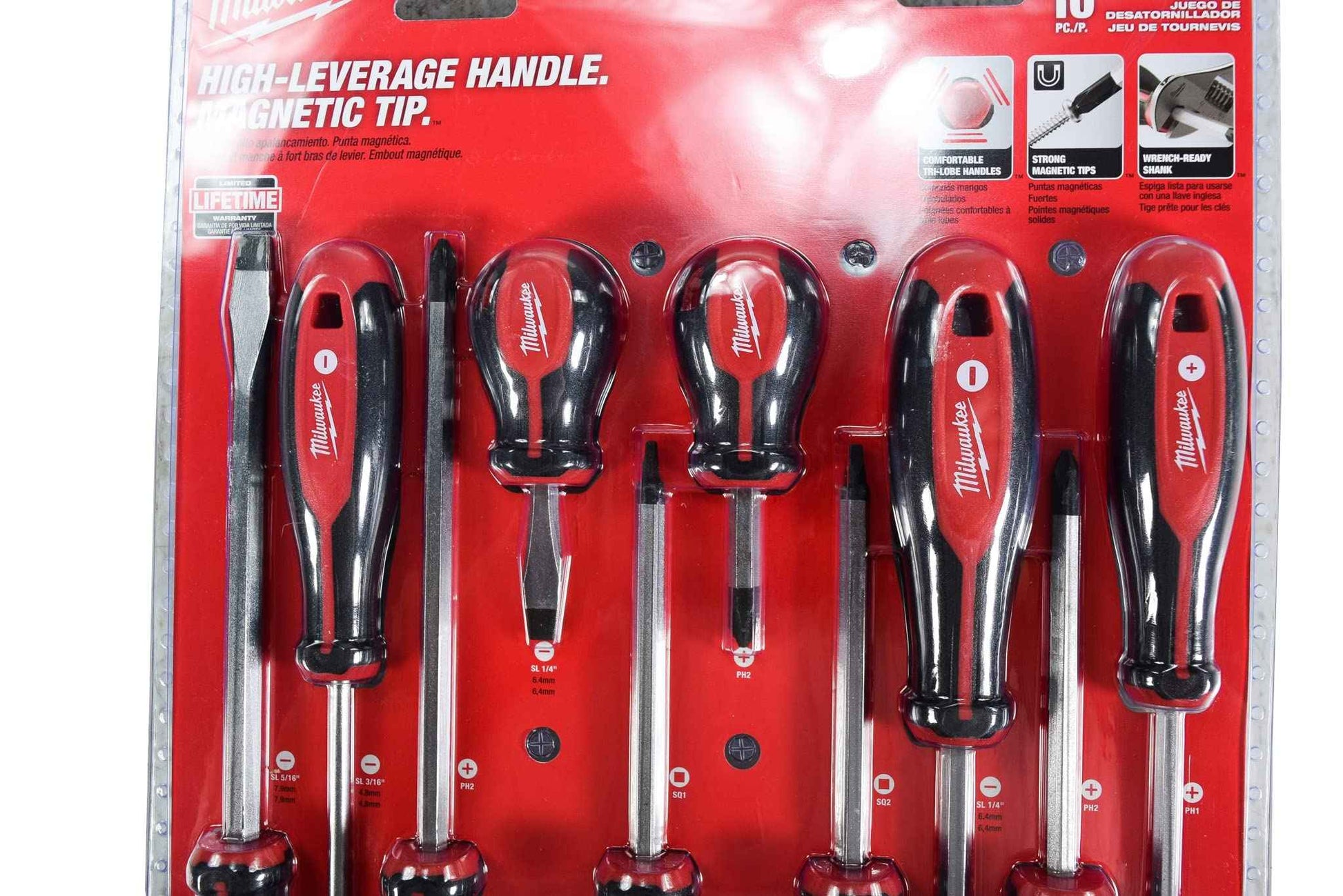 Milwaukee 48-22-2710 10 Piece Screwdriver Set