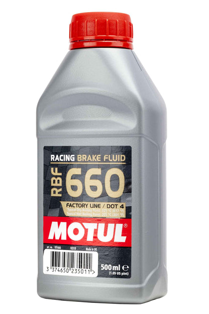 101667 RBF 660 Dot-4 100 Percent Synthetic Racing Brake Fluid - 500 ml