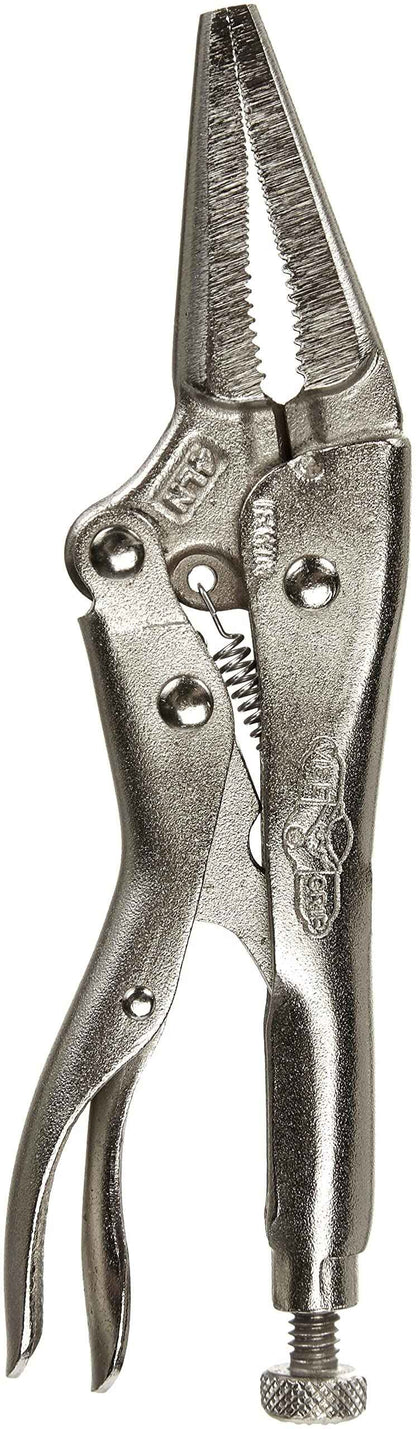 IRWIN VISE-GRIP Original Locking Pliers, Long Nose, 4-Inch (1602L3), 100mm