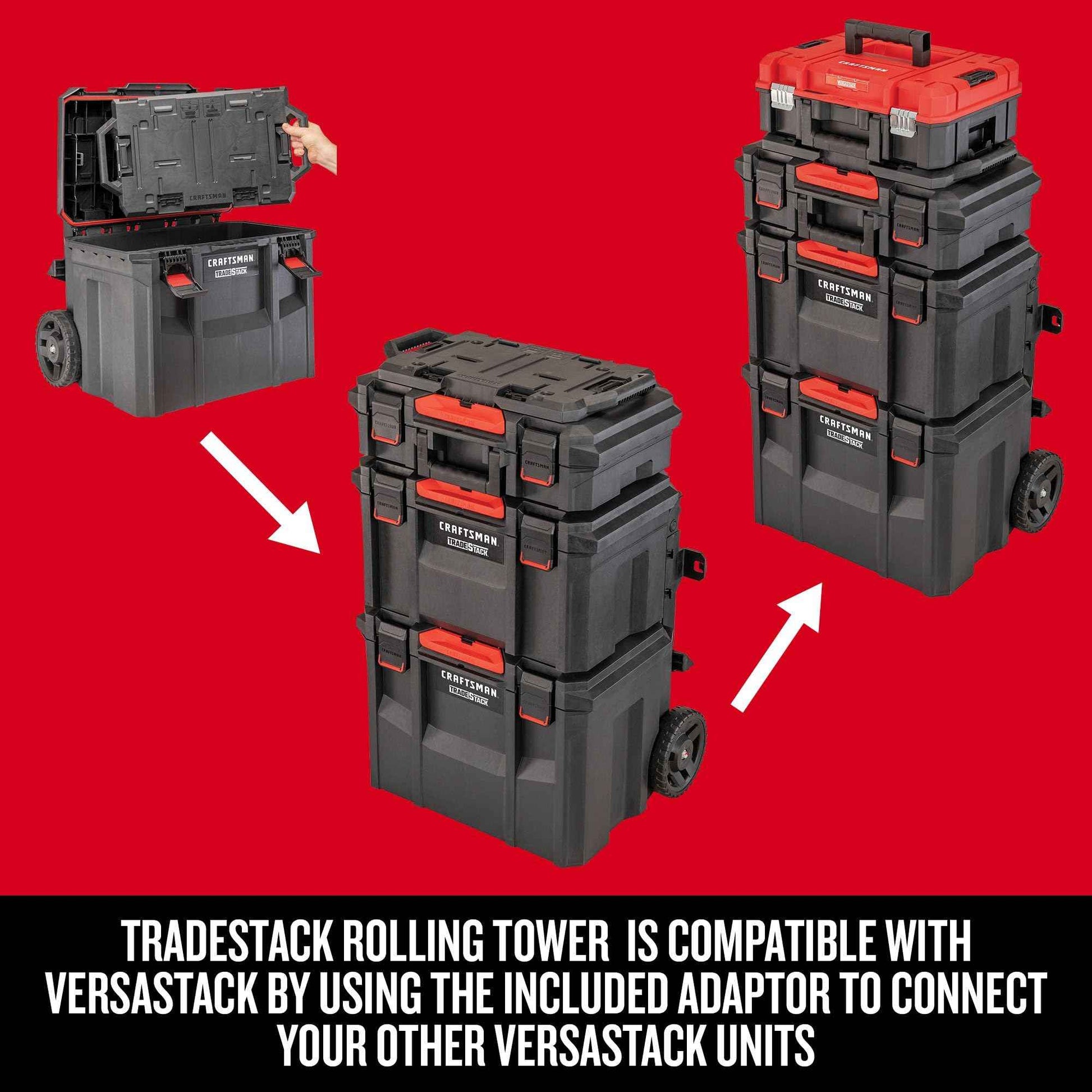 CRAFTSMAN TRADESTACK Rolling Tower (CMST60420)