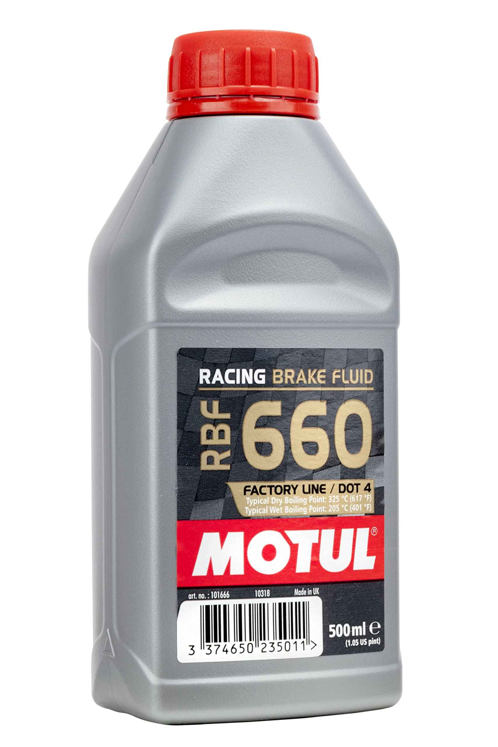 101667 RBF 660 Dot-4 100 Percent Synthetic Racing Brake Fluid - 500 ml
