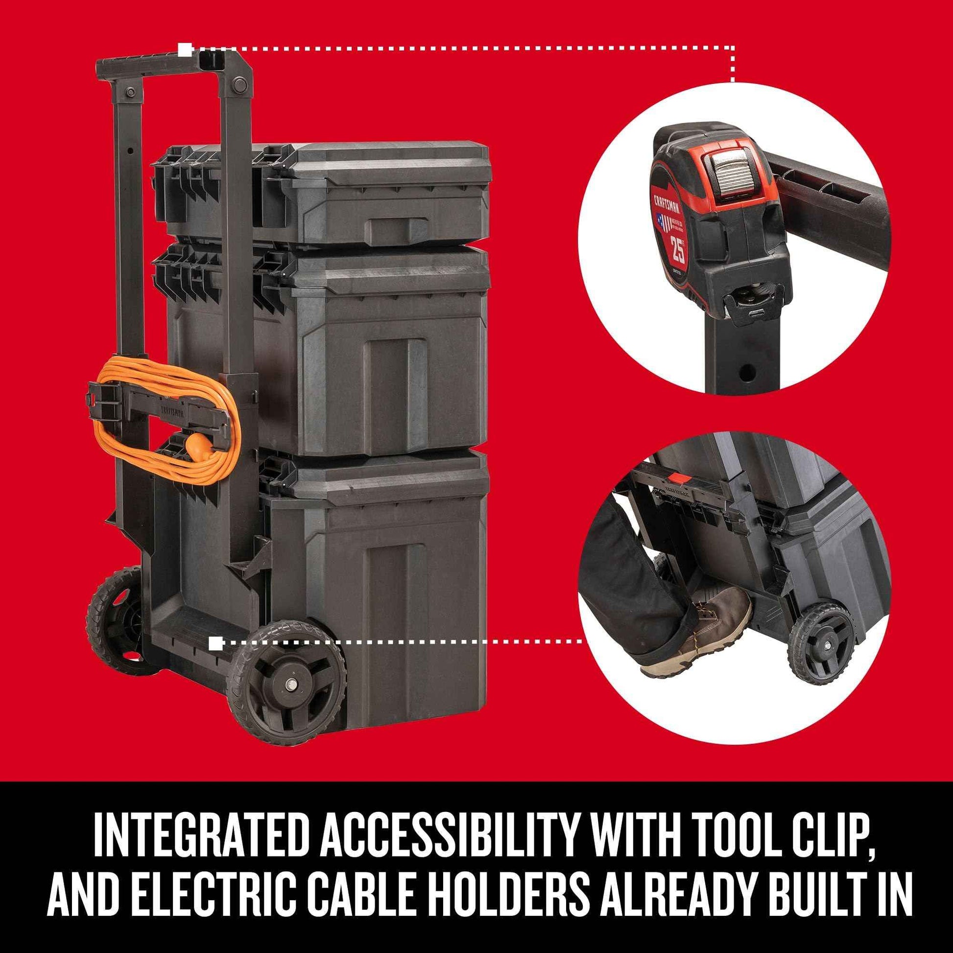 CRAFTSMAN TRADESTACK Rolling Tower (CMST60420)