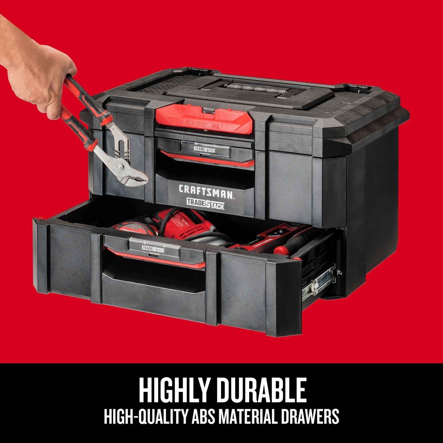 CRAFTSMAN TRADESTACK Tool Box, Tool Organizer, Drawer Unit (CMST21404)