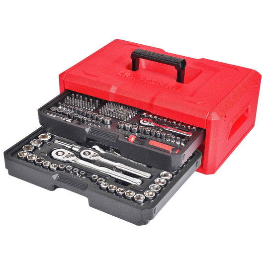 CRAFTSMAN Mechanics Tool Set, 256-Piece Hand Tool and Socket Set with 2-Drawer Tool Box (CMMT45256)