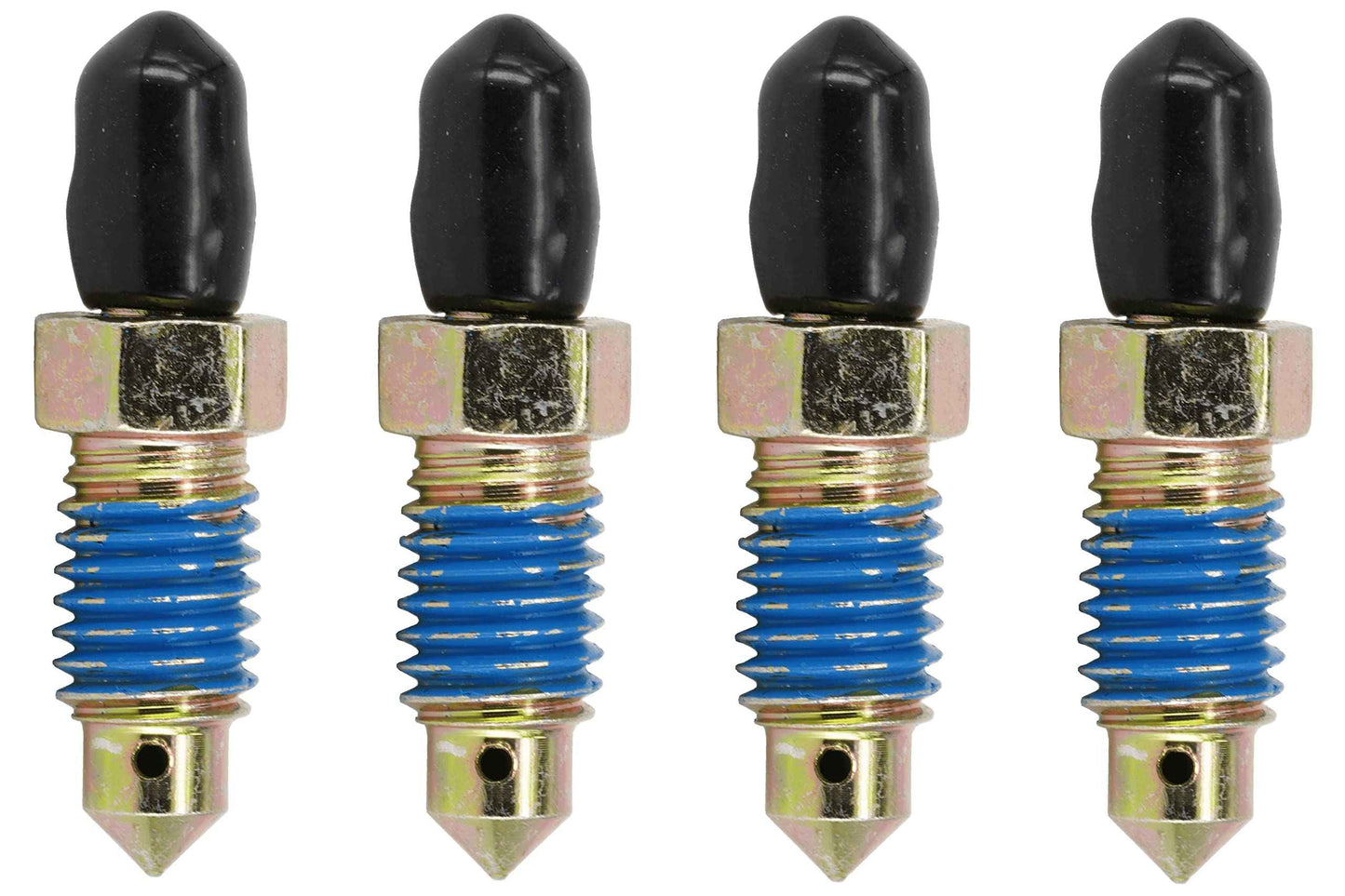 Dsnaduo 4 PCS Speed Bleeder,Bleeder Valve,Quick Bleeders with Dust Caps M10x1.5-35.5mm, H9406-4, 13908, 12702, 105407, 639580