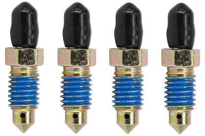 Dsnaduo 4 PCS Speed Bleeder,Bleeder Valve,Quick Bleeders with Dust Caps M10x1.5-35.5mm, H9406-4, 13908, 12702, 105407, 639580