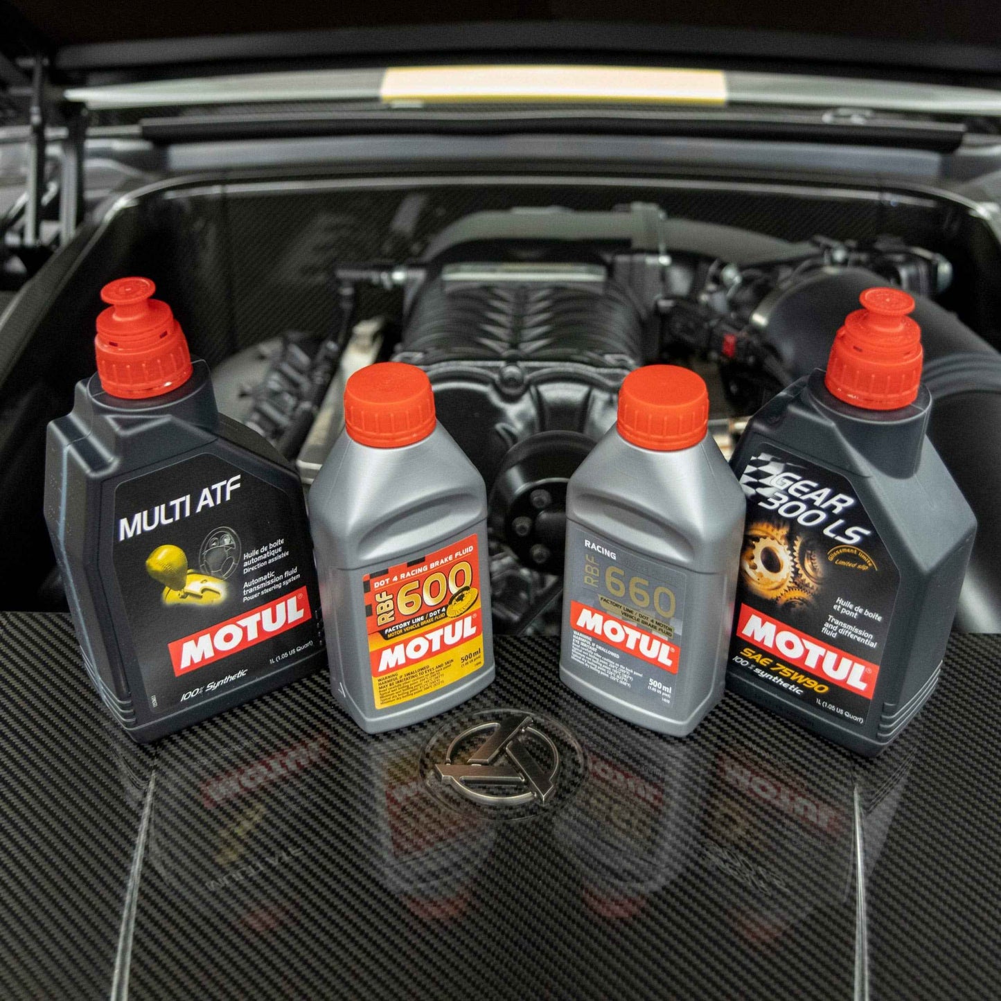 Motul MTL100949 8068HL RBF 600 Factory Line Dot-4 100 Percent Synthetic Racing Brake Fluid-600, 500. ml