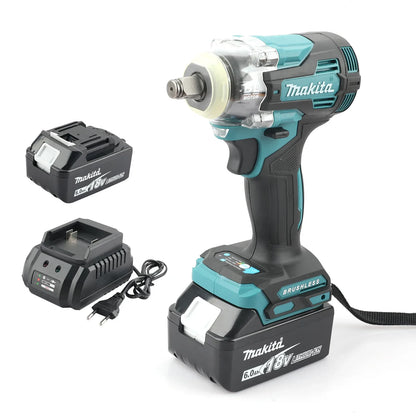 Makita TW004 40V Brushless Lithium - ion Charging Impact Wrench - High Torque Electric Tool