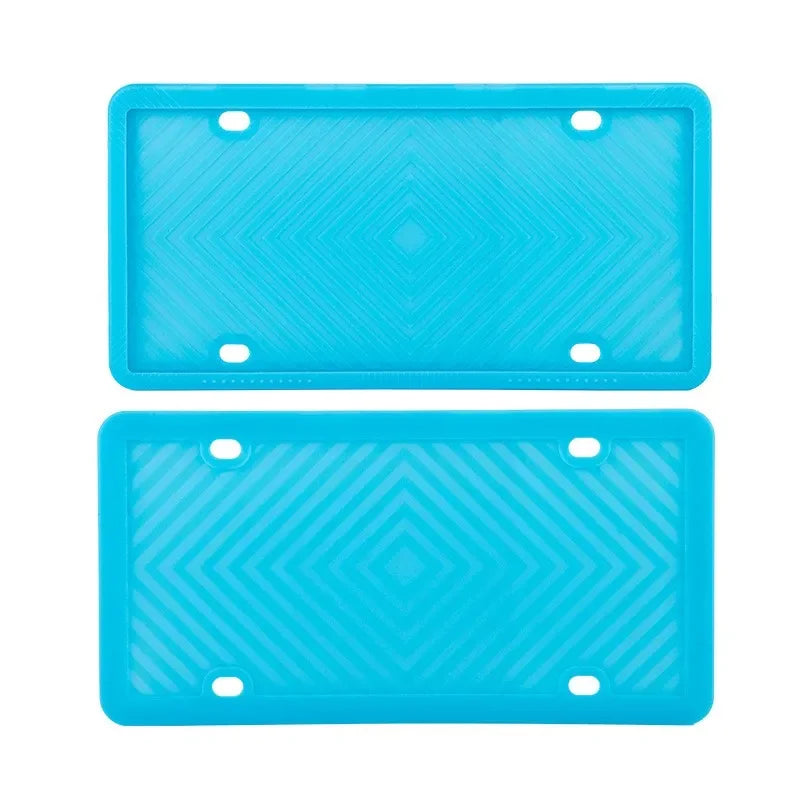 Slide that Plate Cover In and Out with Ease! Slotted Silicone License Plate Frame