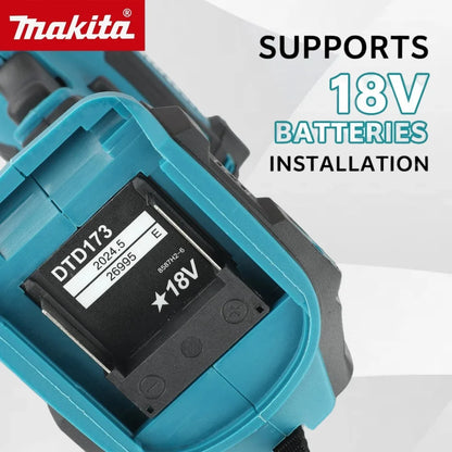 Makita DTD173 Brushless Impact Driver Rechargeable Screwdriver Drills Cordless Power Tools 18V BL Motor Tools