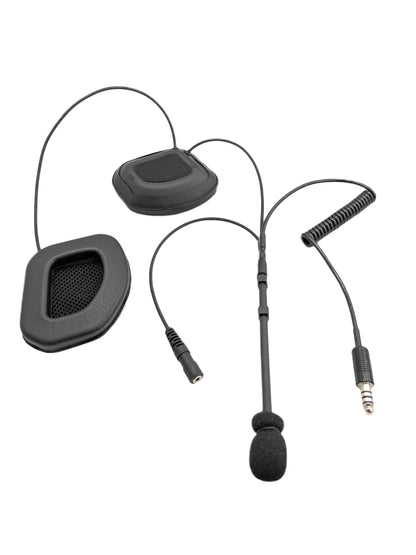 Schuberth Dual Sound 3.5mm Ear Buds & Boom Mic - IMSA - Track Minded HPDE, LLC