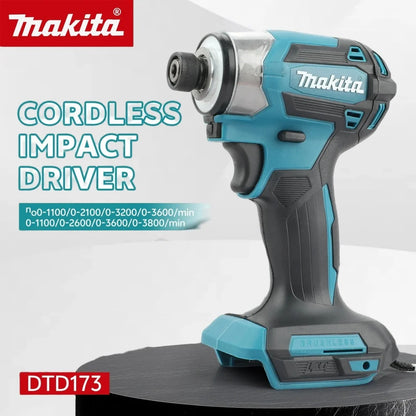 Makita DTD173 Brushless Impact Driver Rechargeable Screwdriver Drills Cordless Power Tools 18V BL Motor Tools
