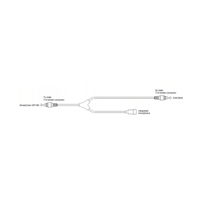 AIM SmartyCam CAN Cable with External Microphone