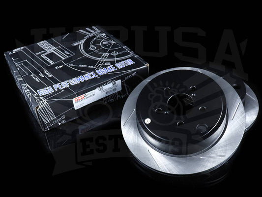 StopTech Sport Slotted Rear Rotors - 2013+ Scion FRS / Subaru BRZ